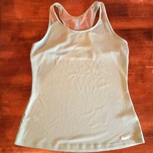 Nike Dri-Fit  Light Teal Medium Blue Tank Top